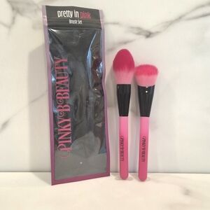 PINKY B COSMETICS Pretty in Pink Brush Set - Full Face Brushes - NEW PACKAGED